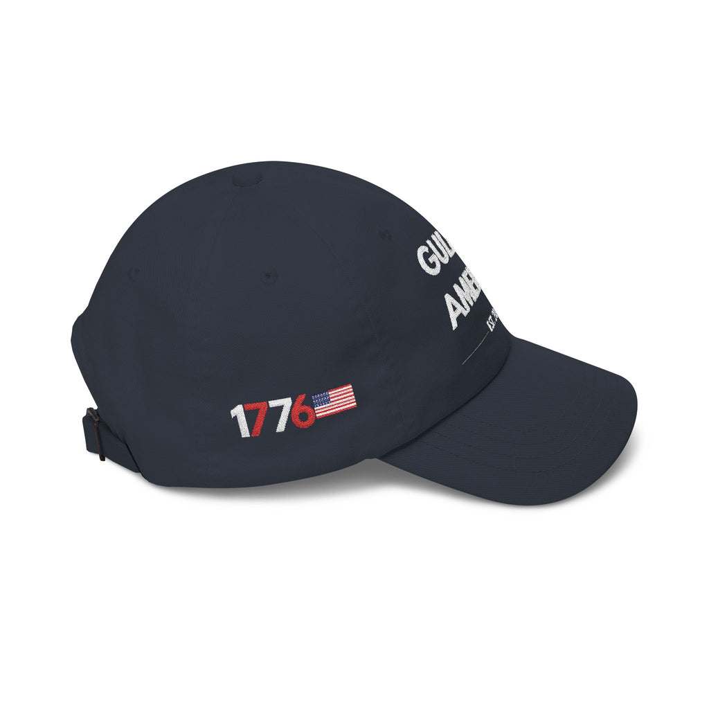 Gulf of America Hat | Navy Embroidered Dad Cap